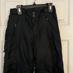 Champion Black Snow Pants for Boys size 6/7 small